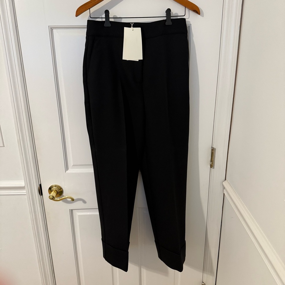 Sezane Women’s Damon Trousers Black Size 38 (US 6) NWT